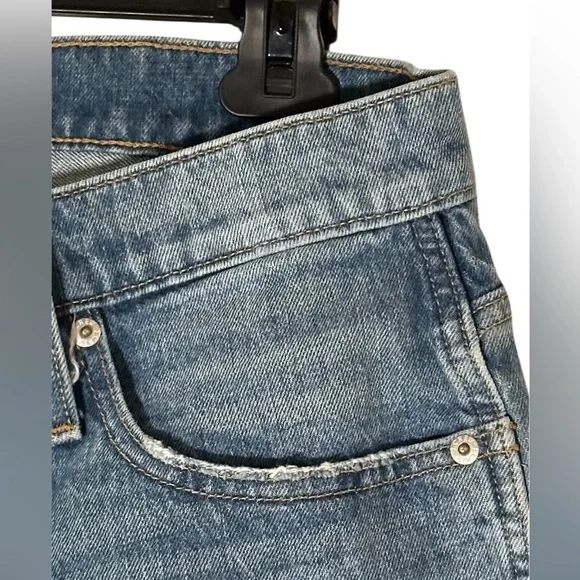 J. Crew Vintage Straight Leg Jeans - Blue, size 31 T. - Picture 4 of 7